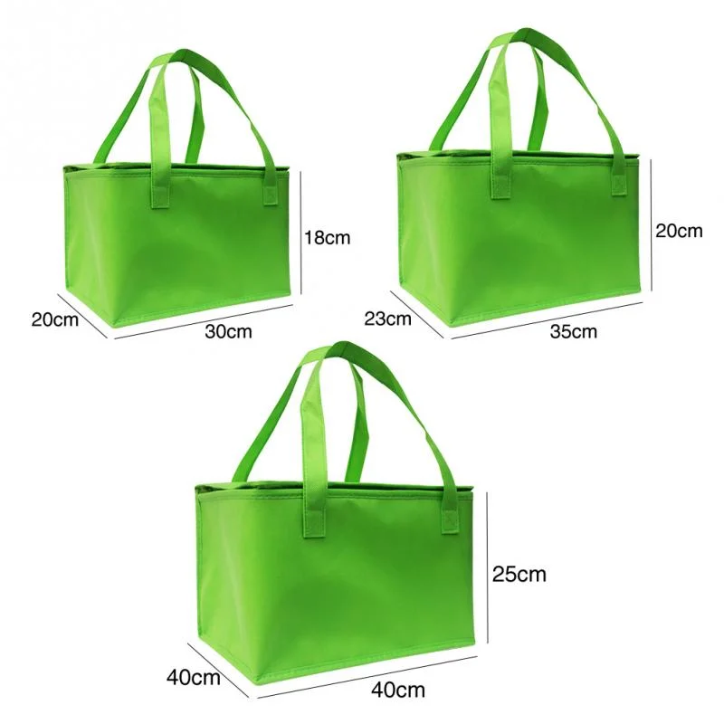 Promotional Reusable Thermal Small 6 Can Insulation Bag Non Woven Insulated Lunch Cooler Bag for Food