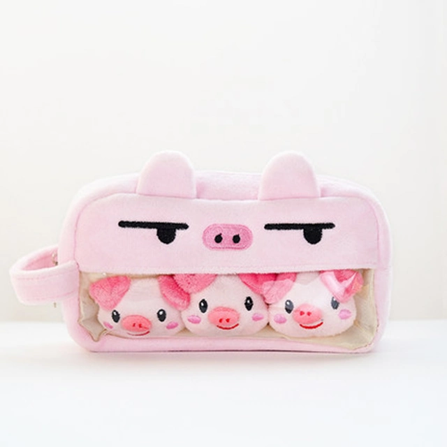 Custom Stationery Preschool Soft Plush Pencil Bag