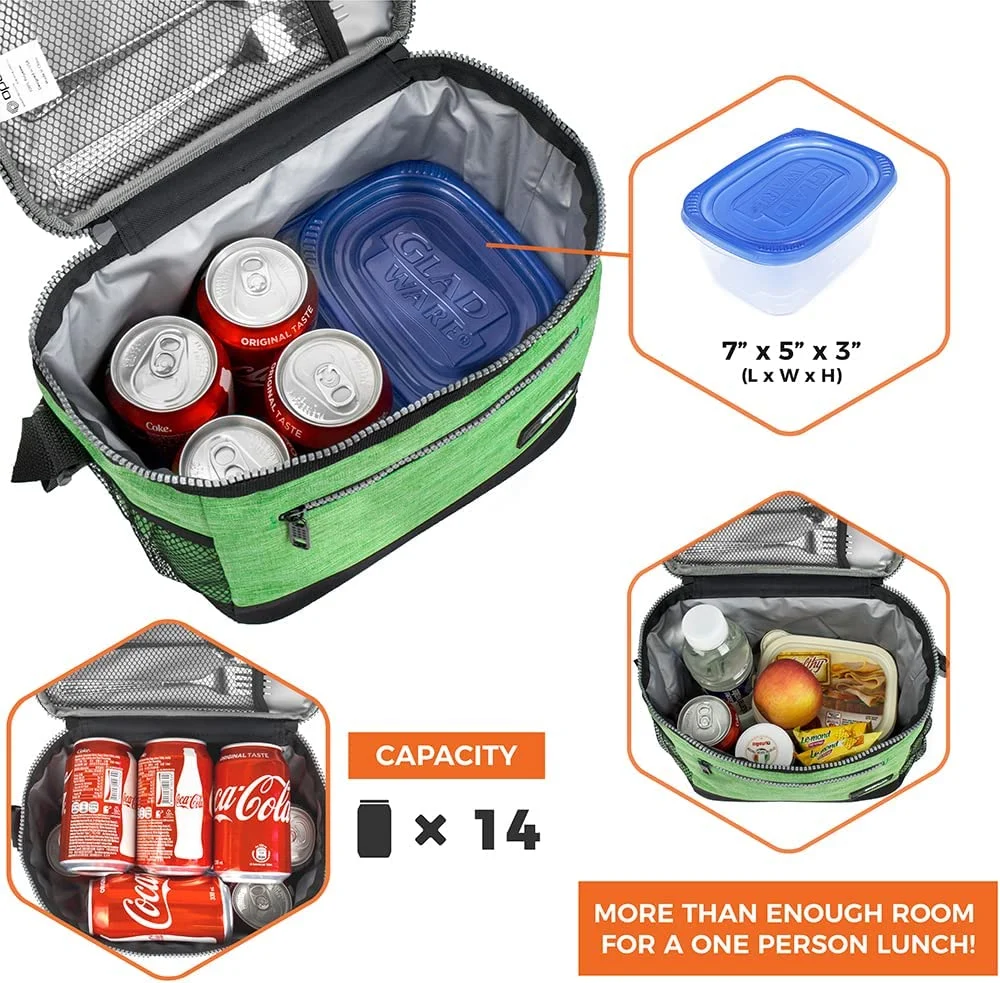Waterproof Portable Soft Fishing Breast Milk Thermal Ice Wine Lunch Insulation Cooler Bag