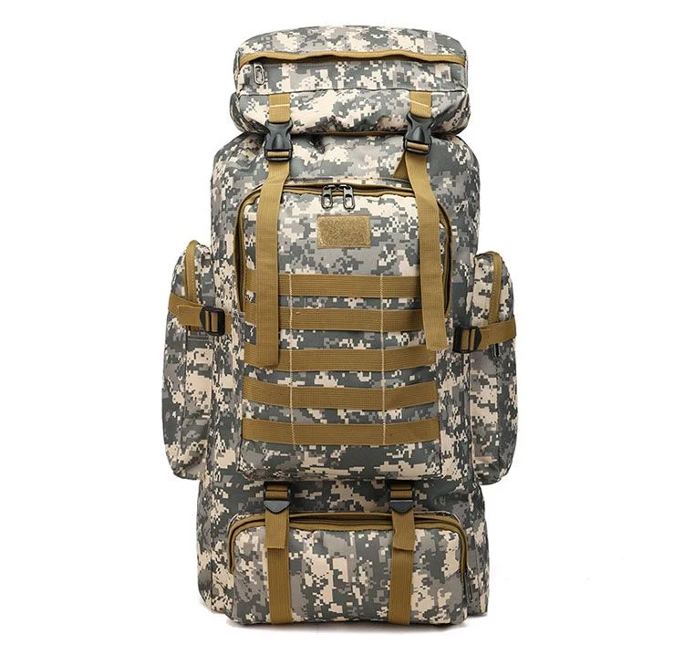 Camping Hiking Travel Outdoor Bag Durable Camouflage Mountaineering Backpack