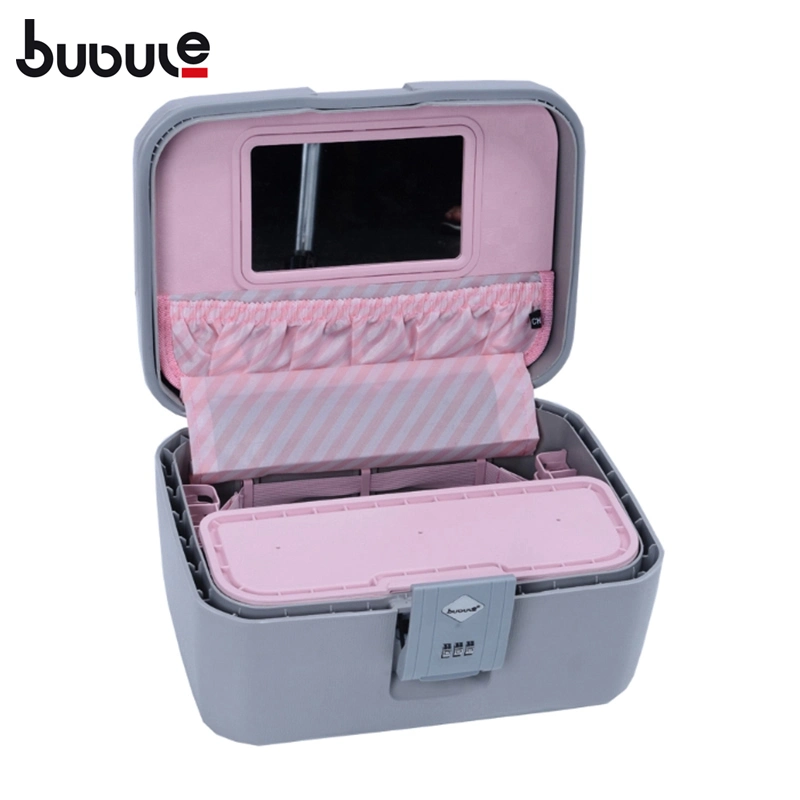 Bubule Hot Sale PP Material Fashion Lady Makeup Box Beauty Cosmetic Case Bc01