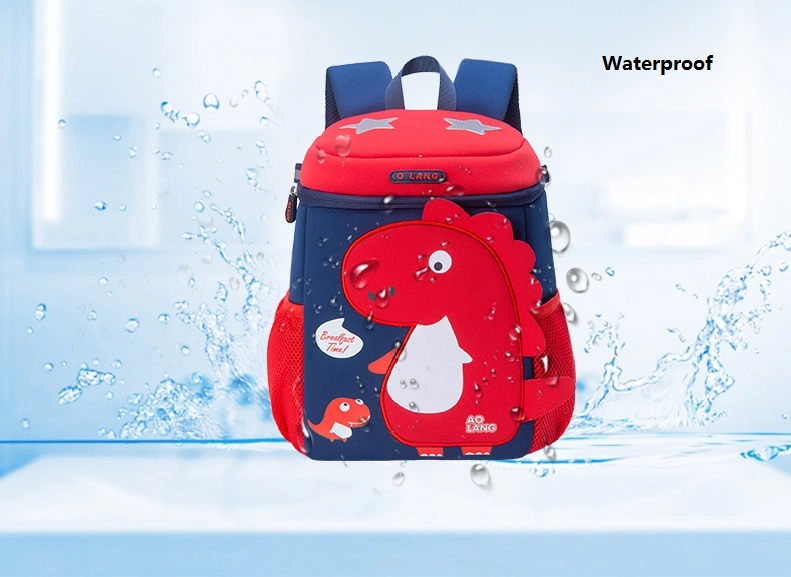 Good Quality Diving Waterproof Material School Bags Large Capacity Bucket Dinosaur Children Backpack