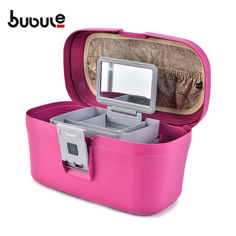 Bubule Hot Sale PP Material Fashion Lady Makeup Box Beauty Cosmetic Case Bc01