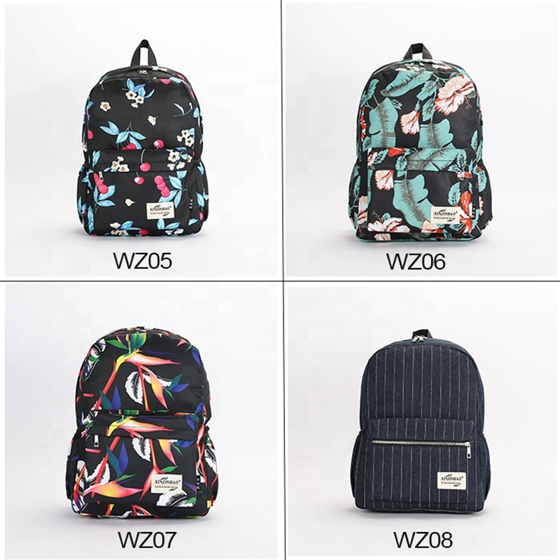 Customize Logo Printing Cute Lightweight Waterproof Schoolbag Bookbag Knapsack Mochila Backpack Students Book Storage Rucksack Polyester Nylon Oxford School Bag