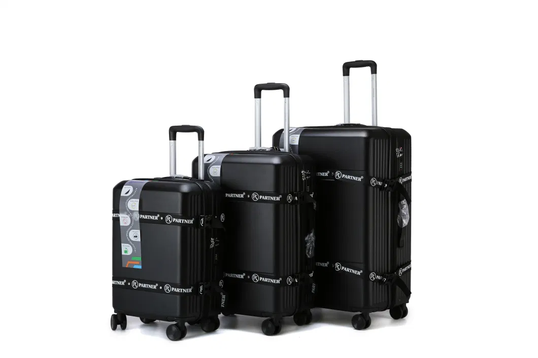 Mala De Viagem 3PC Set Travel Suitcase ABS Trolley Case Luggage Bag with Adjustable Belt