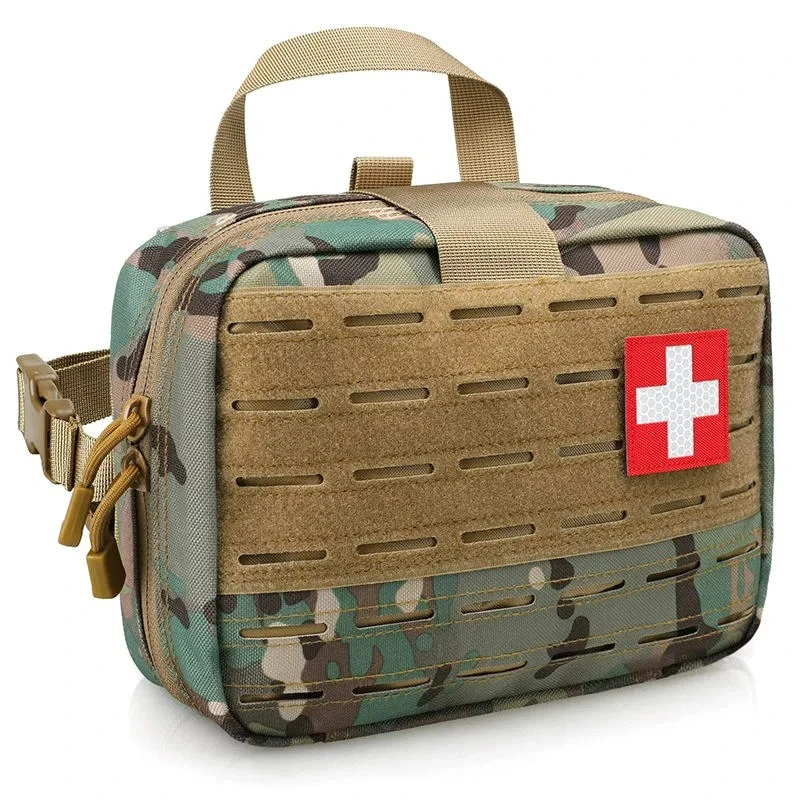 High Quality Outdoor Large Capacity Tactical Medical Pouch First Aid Bag Ifak Molle EMT Detachable Emergency Quick Release Bag