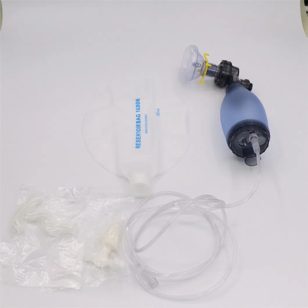 Reusable Liquid Silicone Manual Oxygen Resuscitator Ambu Bag