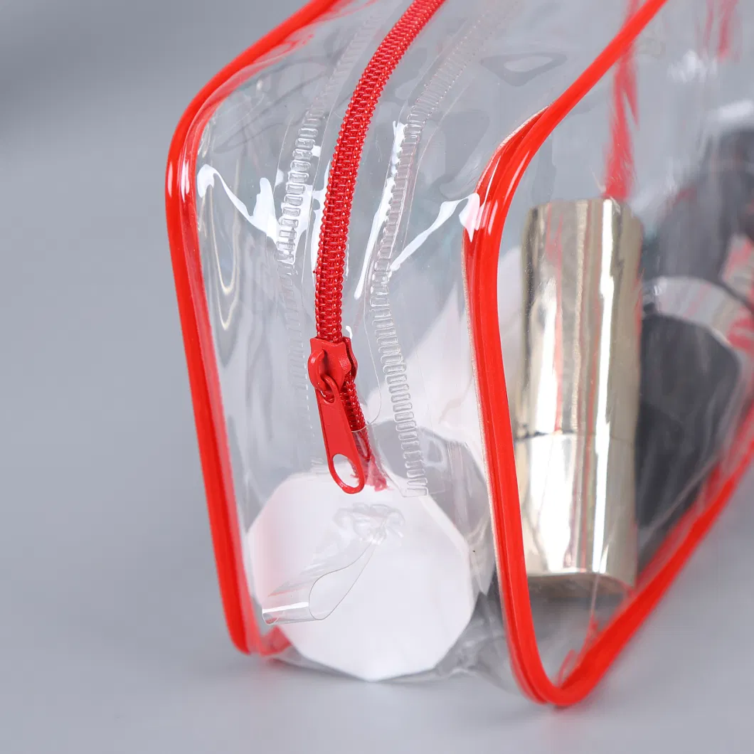 Clear PVC Packing Bag for Cosmetic Set