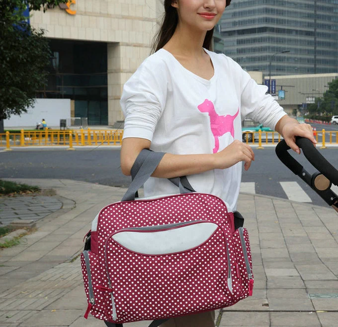 OEM Custom 2022 Mummy Luxury Travel Tote Nappy Maternity Bag Waterproof Baby Diaper Bags for Mothers with Changing Mat