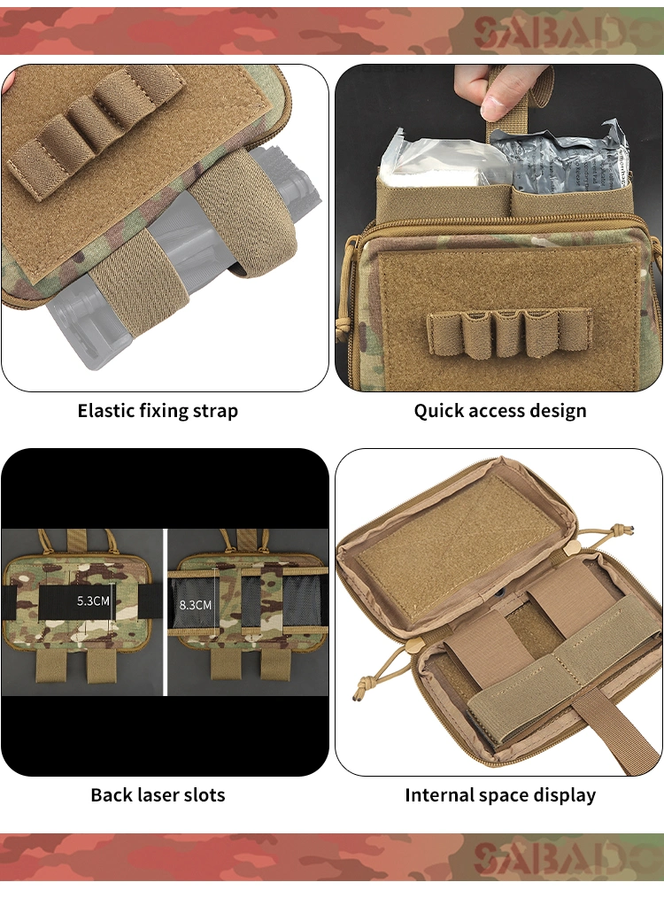 Sabado Tactical Medical Ifak Pouch EMT First Aid Rip-Away Emergency Trauma Portable Survival Pack Compact Med Bag