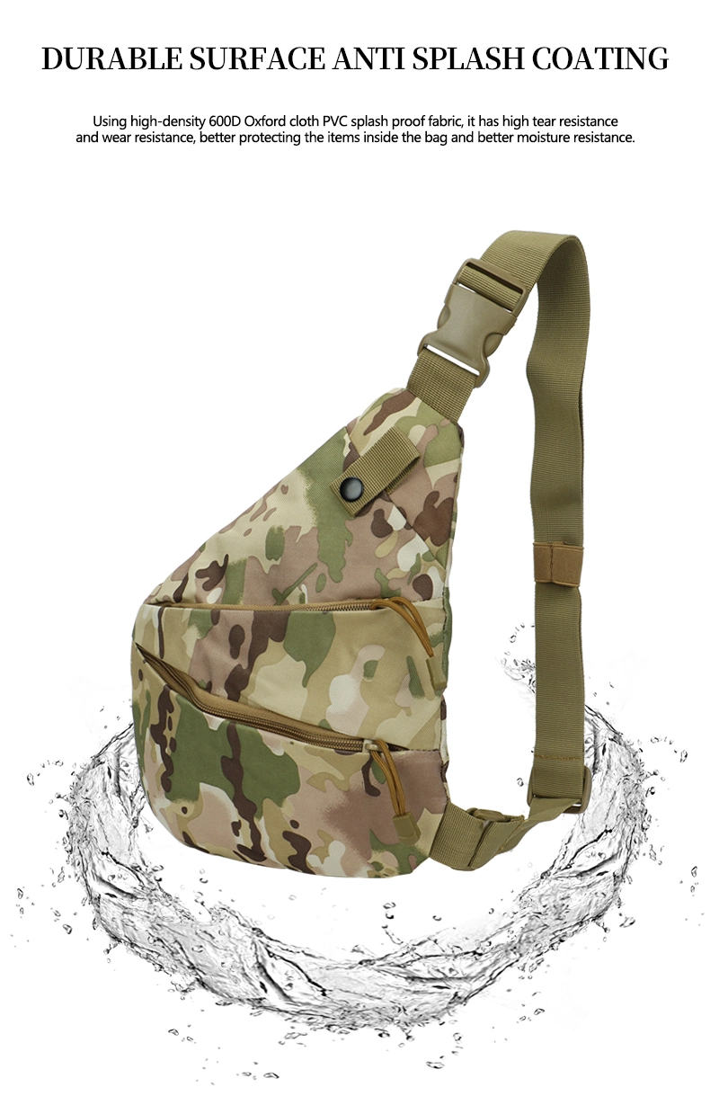 Light Weight Tactical Molle Accessory Pouch Backpack Sling Chest Crossbody Messenger Shoulder Bag