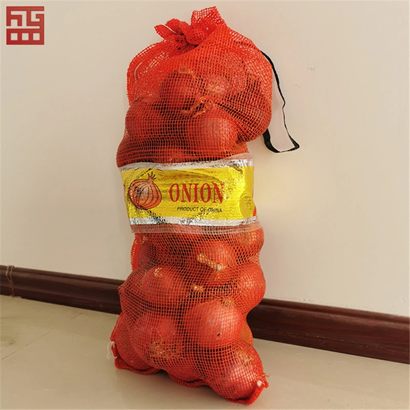 Eco Friendly Fresh Produce Header Bulk Cosmetic Breathable Fruit Mesh Bags /String Bag