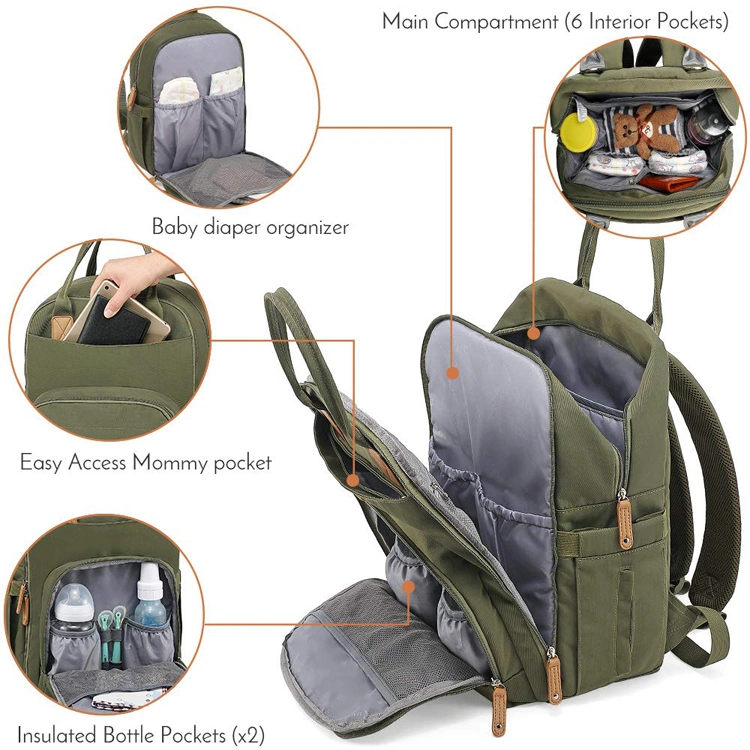 Multifunction Mummy Travel Backpack Baby Diaper