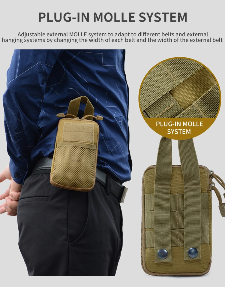 Tactical Molle Medical First Aid Kit EDC Utility Pouch Waist Bag