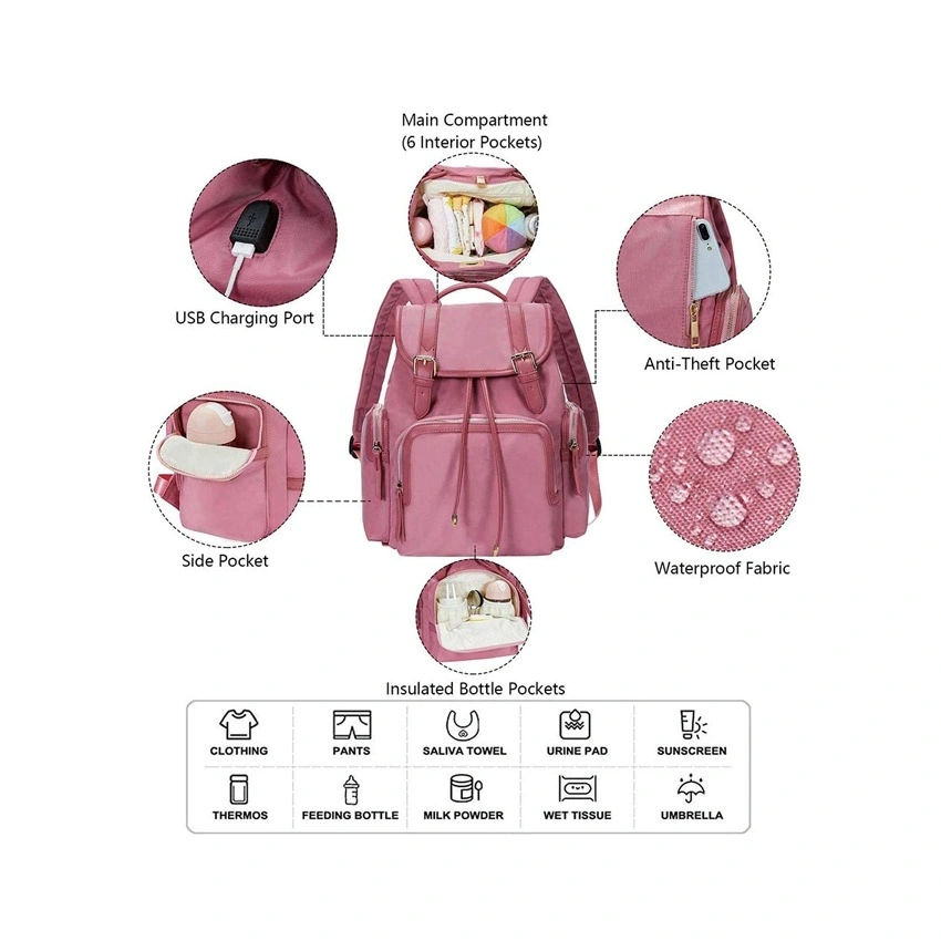 Maternity Rucksack Baby Diaper Nappy Bag for Mummy