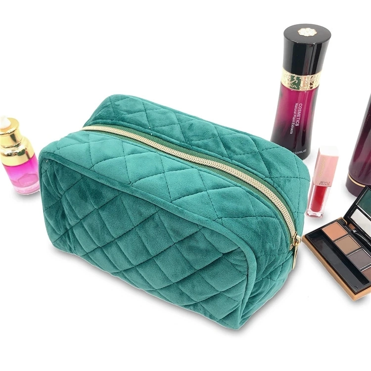 Travel Cosmetic Bag Logo Checkered Ladies Professional Private Label Custom Digital Makeup Bag