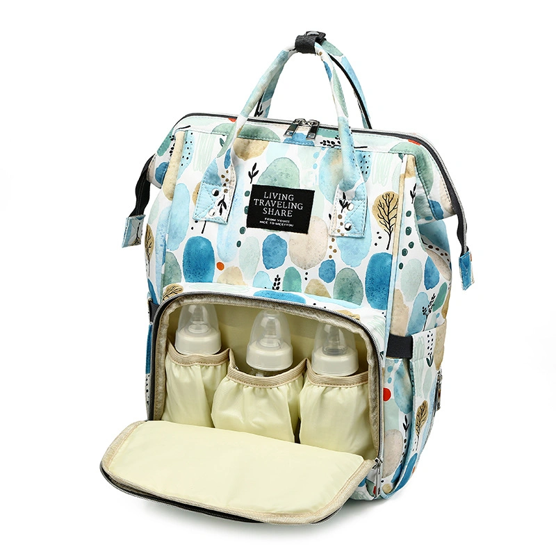 (WD0090) Mom Baby Multi-Function Waterproof Outdoor Travel Diaper Bags