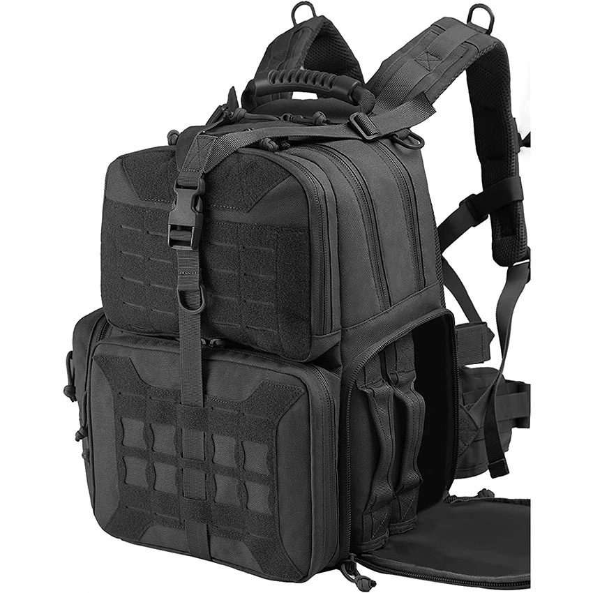 Military Style Tactical Range Backpack Bag, Range Activity Bag for Handgun and Ammo Hunting Shooting Bag