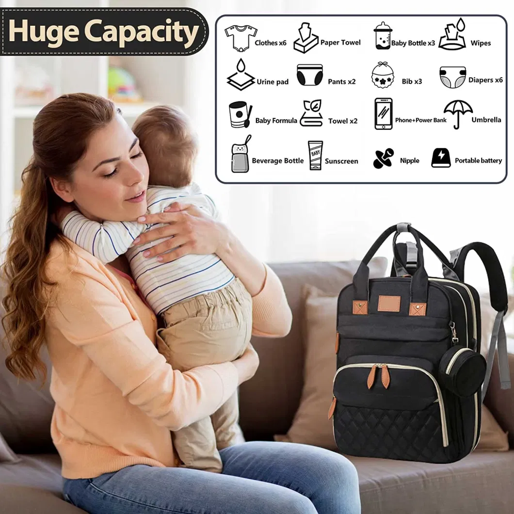 Travel Diaper Bags Back Pack with Changing Pad