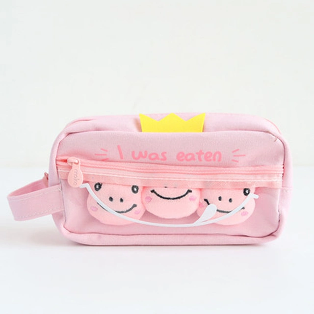 Custom Stationery Preschool Soft Plush Pencil Bag