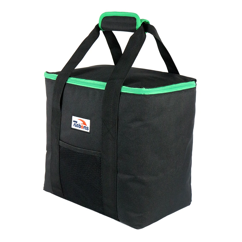 Custom Logo Waterproof Soft Thermal Insulated Grocery Food Delivery Lunch Bag Camping Picnic Wine Beer Ice Frozen Cooler Bag