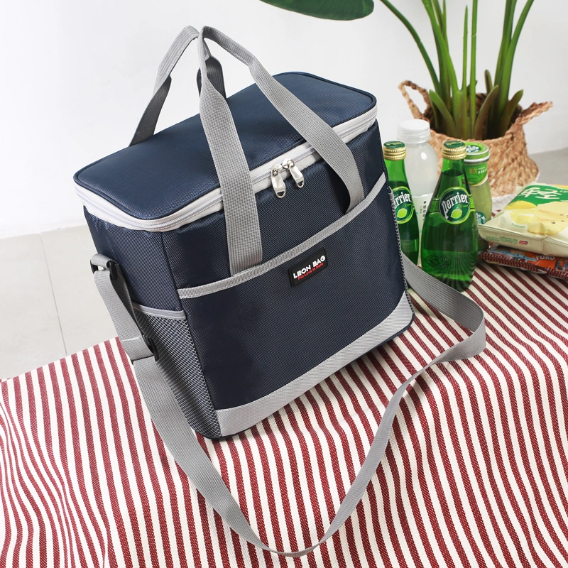 Custom Logo Waterproof Soft Thermal Insulated Grocery Food Delivery Lunch Bag Camping Picnic Wine Beer Ice Frozen Cooler Bag