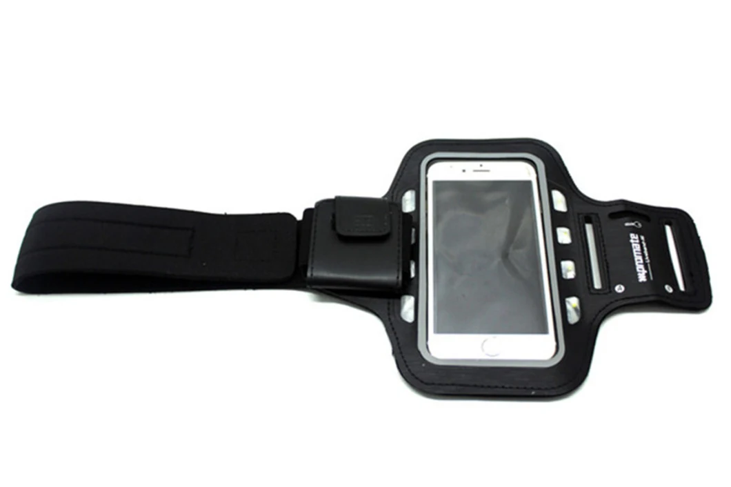 LED Light Phone Armband Neoprene Running Arm Band Case for iPhone 12 Mobile Bag