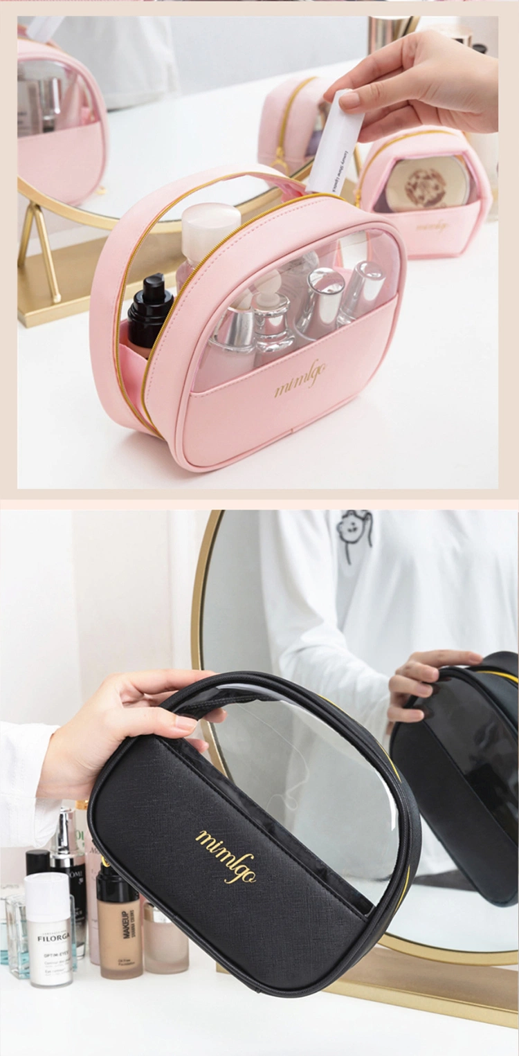 OEM Custom Nordic Private Label Purse Shape Waterproof Travel Toiletry Cosmetic Storage Makeup Kit Bag