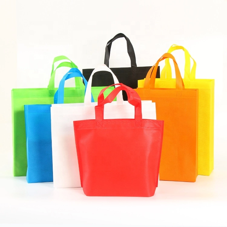 Reusable Tote Bags Travel Non-Woven Fabric Grocery Bag