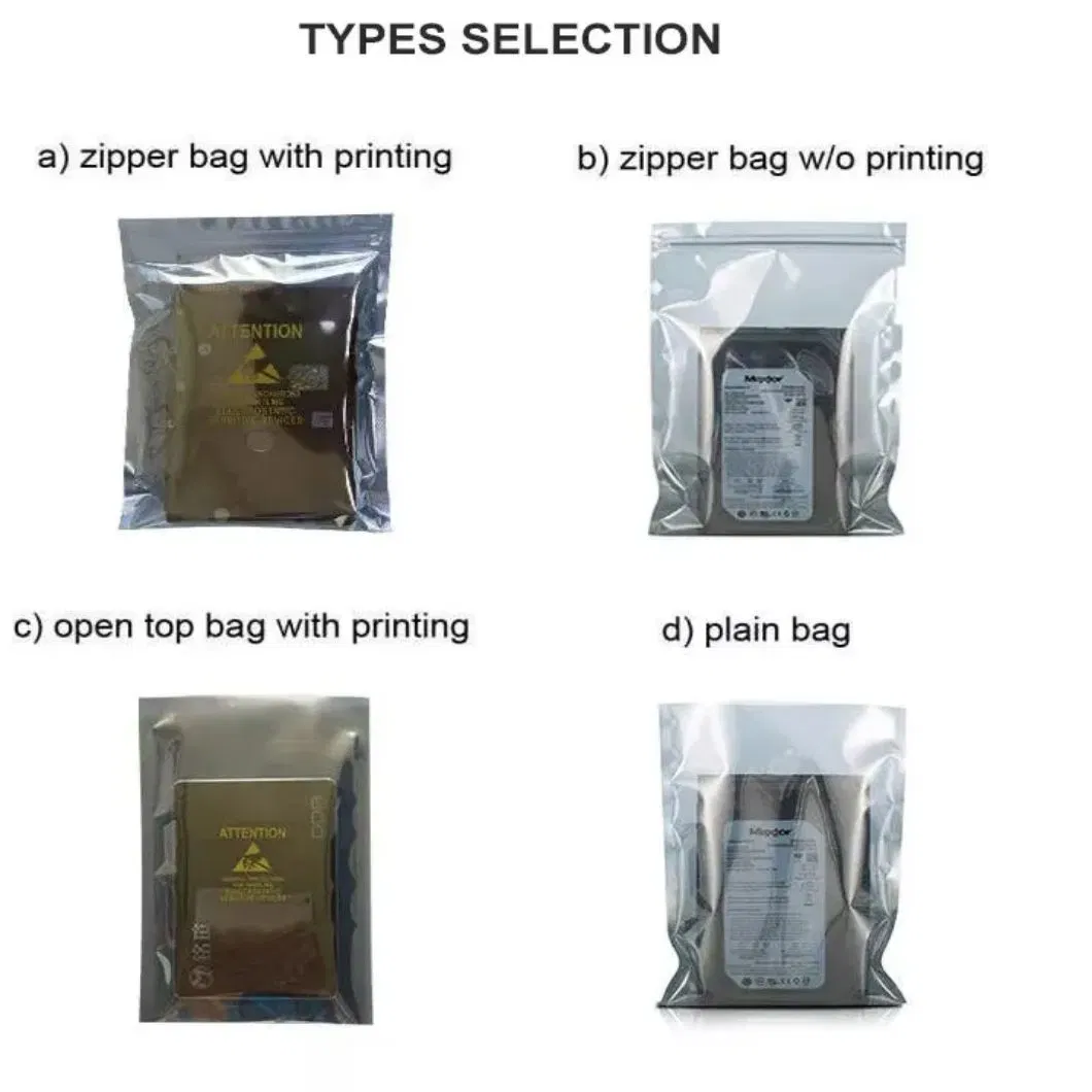 ESD Faraday Cage Induction Cover Bags Anti-Static Shielding Self Sealing Bag