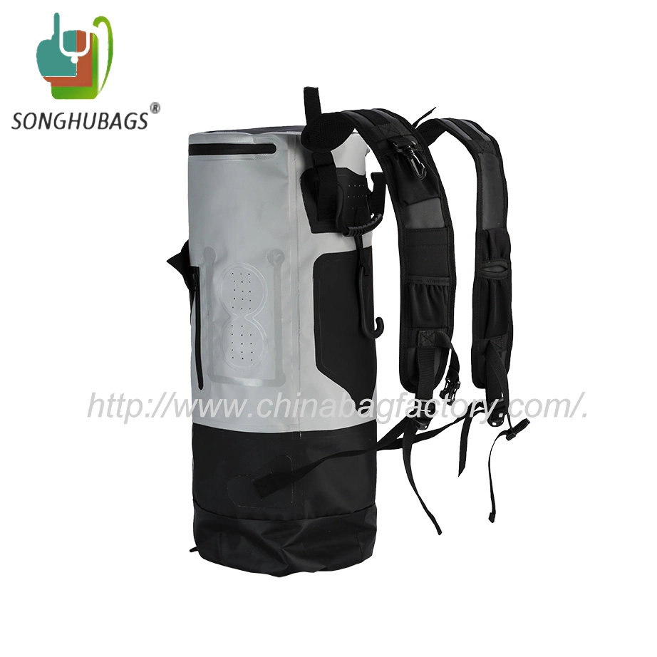 Unisex New Fashion Custom Style Orange Sports Outdoor Hiking Beach Hunting Gym School Waterproof Dry Shoulder Travel Duffle Backpack Ball Bag