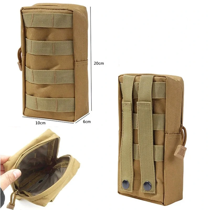 Molle 800d Nylon Outdoor 3-5L Tactical Dump Drop Pouch Recycle Waist Pack Ammo Bags Airsoft Military Accessories Pouches Bag