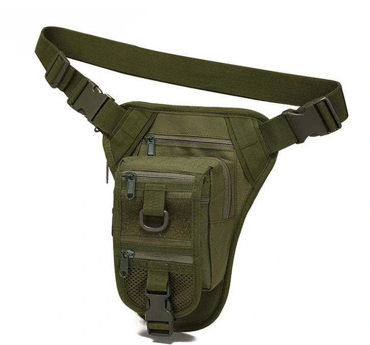 Wholesale Waterproof Tactical Outdoor Mens Canvas Drop Leg Bag Waist Fanny Pack Belt Hip Bum Bag