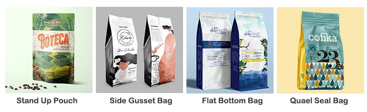 Wholesale Custom Printed Sealed Coffee Packaging Bags with Valve