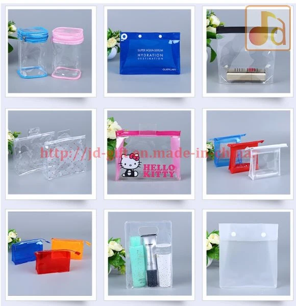 Clear PVC Packing Bag for Cosmetic Set