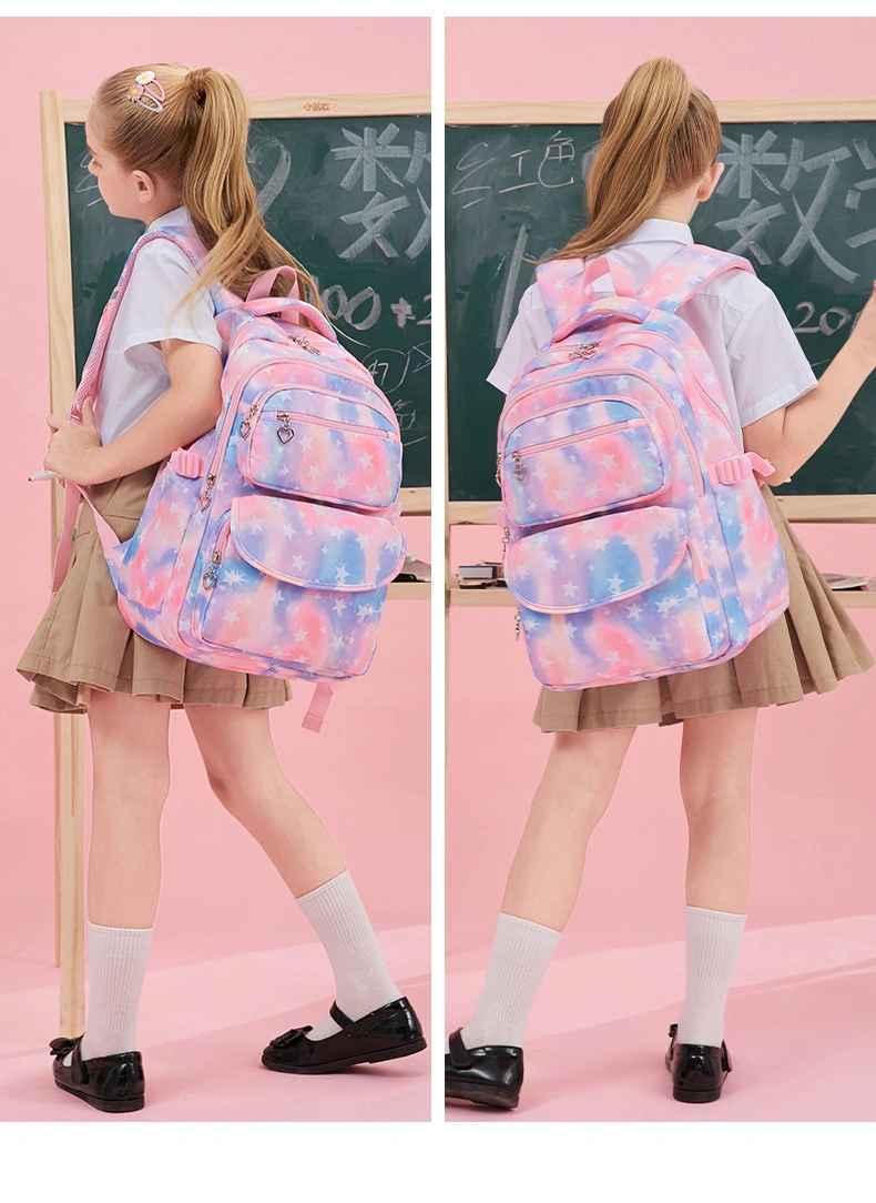 Ru 3 in 1 Floral Backpack for Girls Students Rucksack with Lunch Bag and Pencil Bag for Teenager Canvas Waterproof School Bag