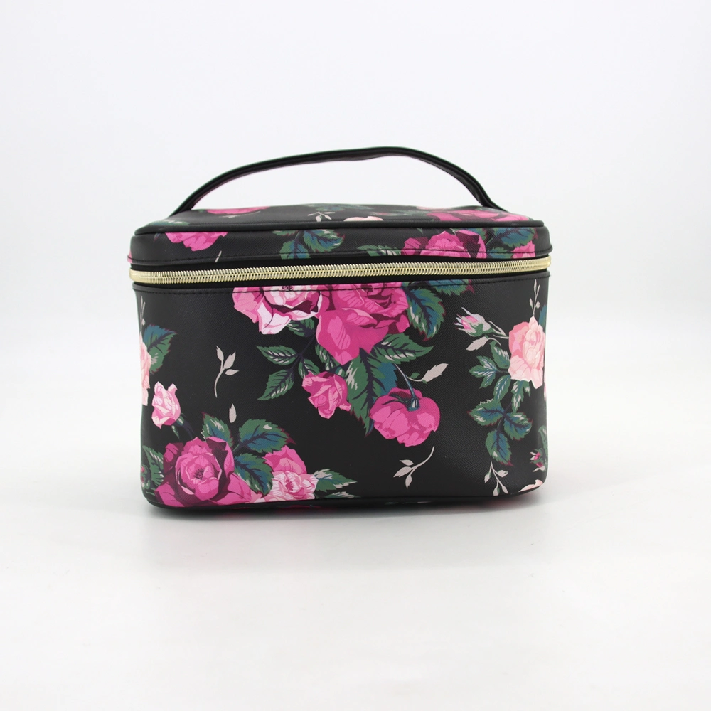 Osmetic Bag Customize Printing Toiletry Travel Makeup Organizer Women Vintage Style Bag