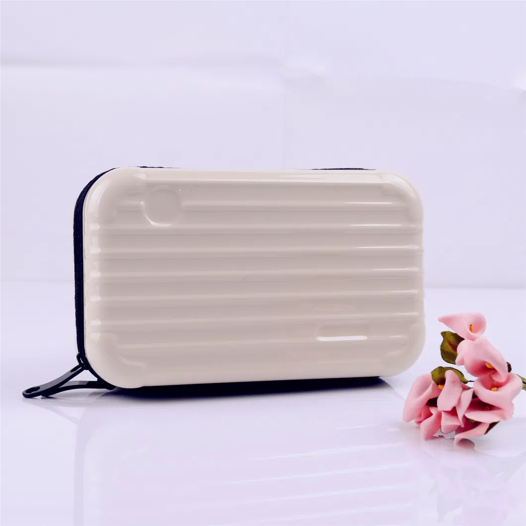 Fashion OEM Logo Hand Carry Cosmetic Bag Ladies Makeup Case