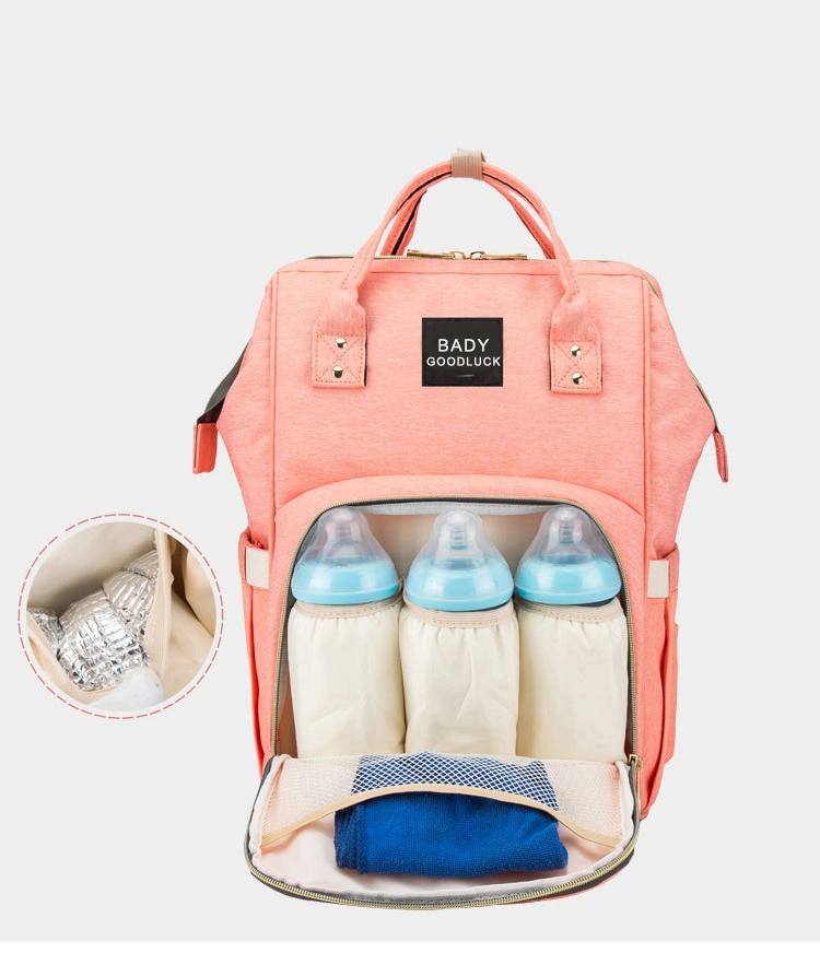 Kid Fashion Mummy Nappy Bag Large Capacity Travel Backpack Baby Diaper Bag