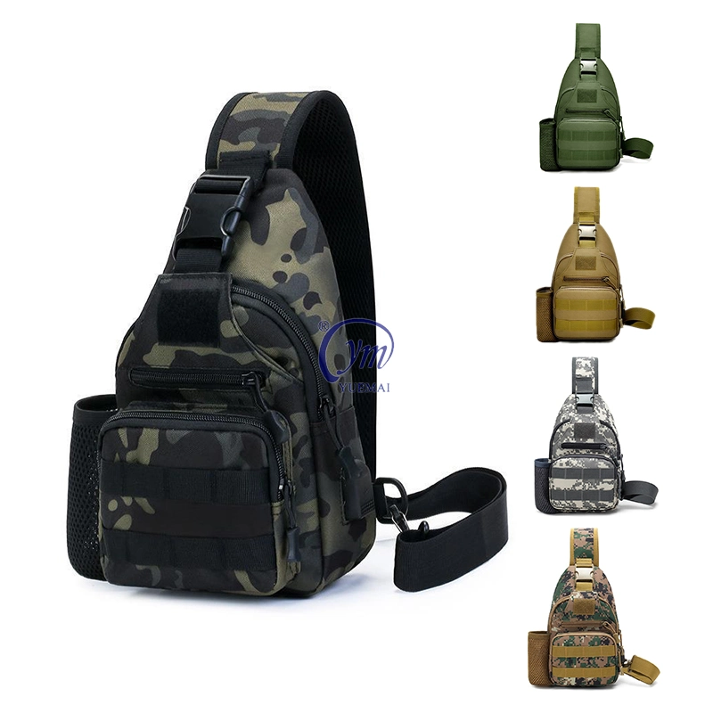 Yuemai Hunting Hiking Fashion Men&prime;s Bag Camo Crossbody EDC Utility Everyday Pack Bag