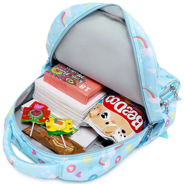 Leisure 3PCS Set Backpack Fashion Printing Design Student School Bag Set Sports Book Bags