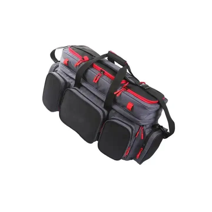 Wholesale Storage Handbag for Fishing Boxes Super Large Fishing Tackle Bags with Durable Bottom Fashionable Fishing Gear Bag