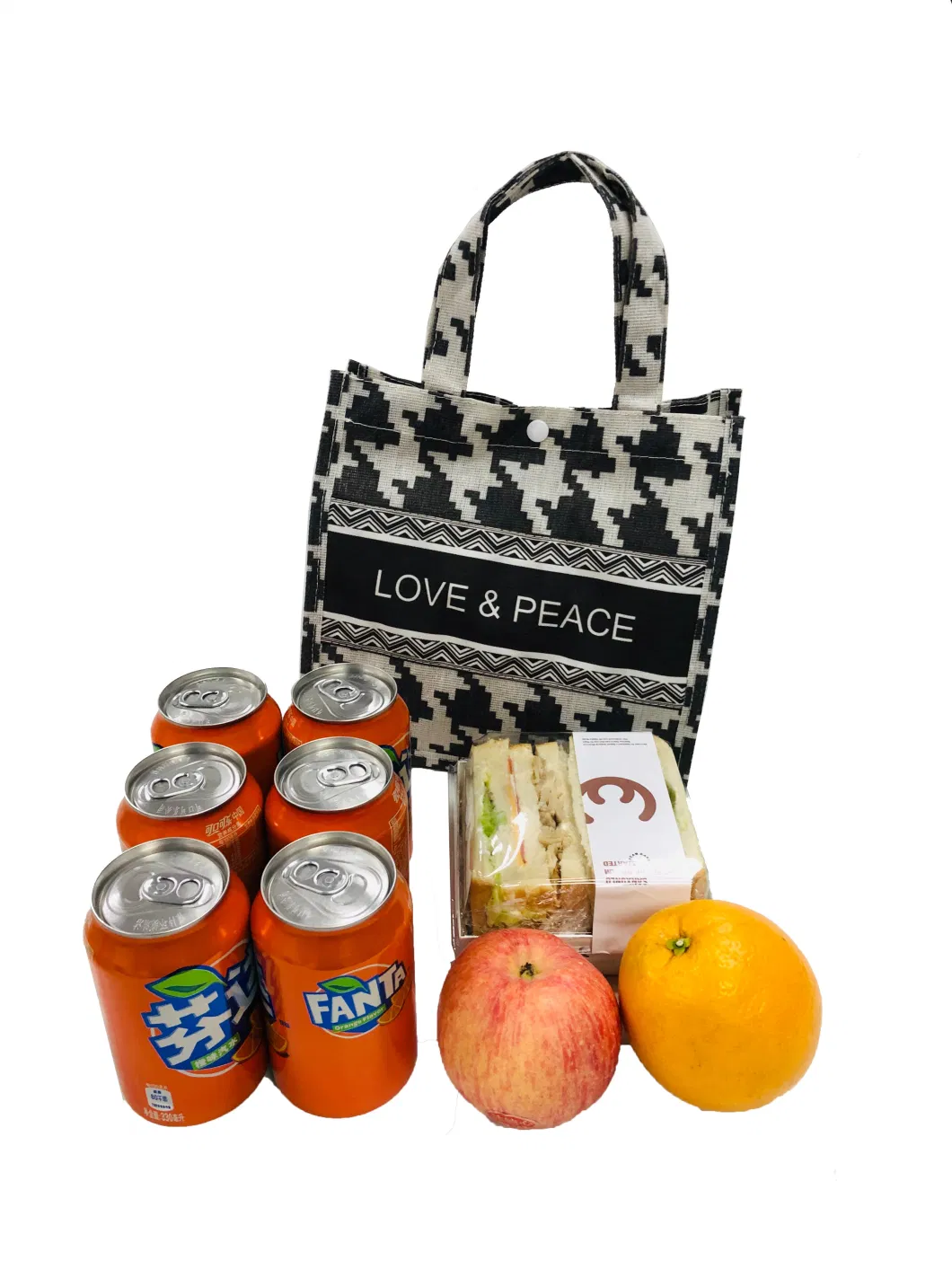 Insulated Tote Aluminum Foil Picnic School Kid Lunch Cooler Bag