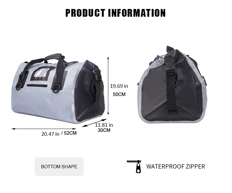 Amazon Top Seller Foldable Expandable Dry Wet Waterproof Duffel Holdall Yoga Weekend Shoulder Gym Luggage Travel Tote Bag