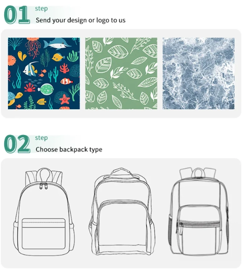 Customize Logo Printing Cute Lightweight Waterproof Schoolbag Bookbag Knapsack Mochila Backpack Students Book Storage Rucksack Polyester Nylon Oxford School Bag
