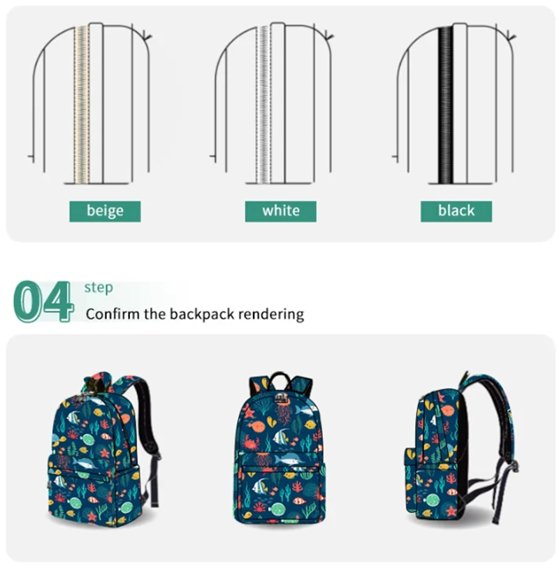 Customize Logo Printing Cute Lightweight Waterproof Schoolbag Bookbag Knapsack Mochila Backpack Students Book Storage Rucksack Polyester Nylon Oxford School Bag