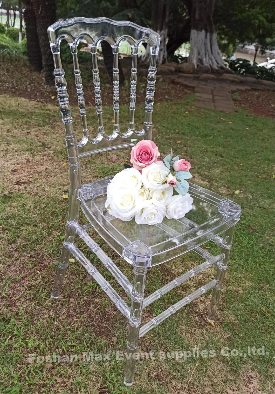 Wholesale Stackable Commercial Clear Transparent Plastic Dining Heavy Duty Wedding Chiavari Chair