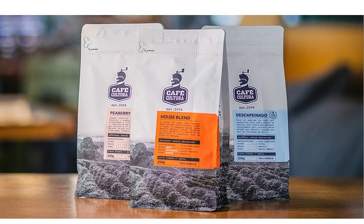 Wholesale Custom Printed Sealed Coffee Packaging Bags with Valve
