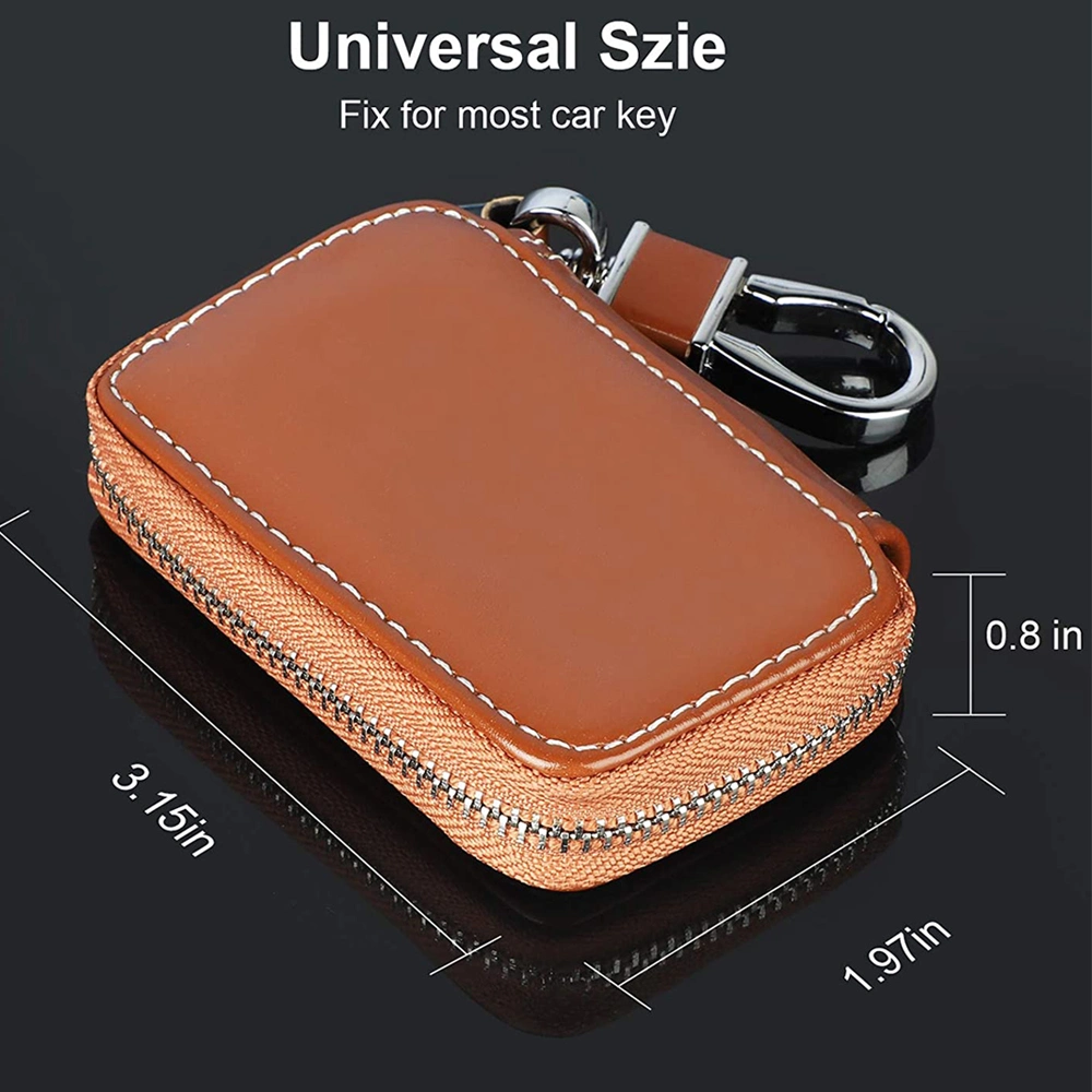 Customized Mini Stoage Bags Fashion Waterproof Key Case Leather Car Key Bag