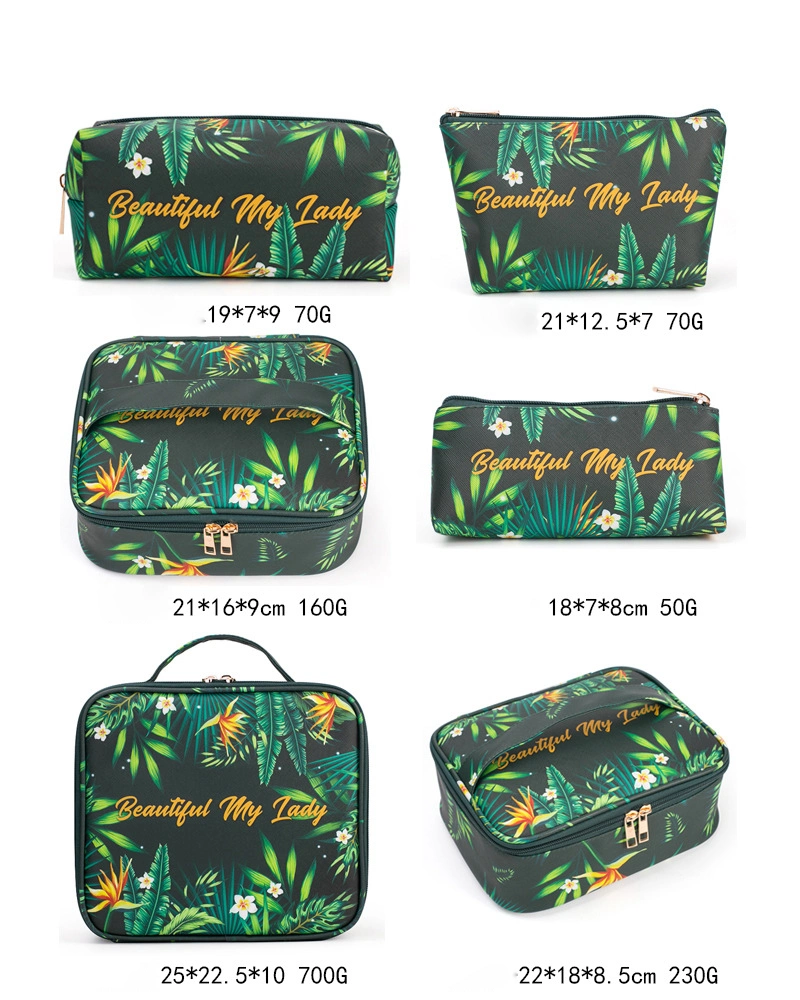 Customize Label Toiletry Make up Bag Travel Zipper Cosmetic Bags